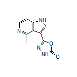 5-(4-Methyl-5-azaindol-3-yl)-1,3,4-oxadiazol-2(3H)-one