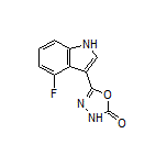 5-(4-Fluoro-3-indolyl)-1,3,4-oxadiazol-2(3H)-one