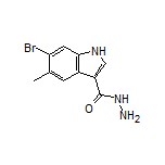 6-Bromo-5-methylindole-3-carbohydrazide