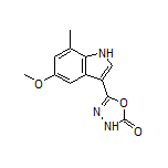 5-(5-Methoxy-7-methyl-3-indolyl)-1,3,4-oxadiazol-2(3H)-one