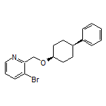 3-Bromo-2-[[(cis-4-phenylcyclohexyl)oxy]methyl]pyridine