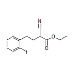 Ethyl 2-Cyano-4-(2-iodophenyl)butanoate