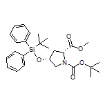 Methyl (2R,4R)-4-[(tert-Butyldiphenylsilyl)oxy]-1-Boc-pyrrolidine-2-carboxylate