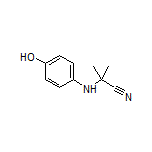 2-[(4-Hydroxyphenyl)amino]-2-methylpropanenitrile