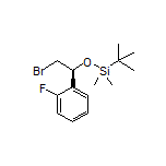 (S)-[2-Bromo-1-(2-fluorophenyl)ethoxy](tert-butyl)dimethylsilane