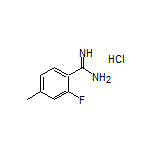 2-Fluoro-4-methylbenzimidamide Hydrochloride