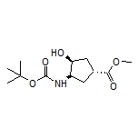 Methyl (1R,3R,4S)-3-(Boc-amino)-4-hydroxycyclopentanecarboxylate