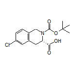 (S)-2-Boc-6-chloro-1,2,3,4-tetrahydroisoquinoline-3-carboxylic Acid