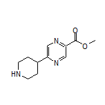 Methyl 5-(4-Piperidyl)pyrazine-2-carboxylate