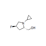 [(2S,4R)-1-Cyclopropyl-4-fluoro-2-pyrrolidinyl]methanol