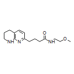 N-(2-Methoxyethyl)-4-(5,6,7,8-tetrahydro-1,8-naphthyridin-2-yl)butanamide
