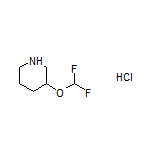 3-(Difluoromethoxy)piperidine Hydrochloride