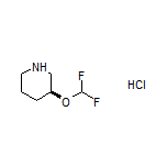 (S)-3-(Difluoromethoxy)piperidine Hydrochloride