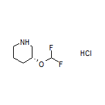 (R)-3-(Difluoromethoxy)piperidine Hydrochloride
