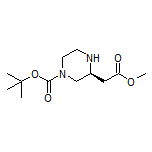 Methyl (S)-2-(4-Boc-2-piperazinyl)acetate