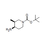 (3S,4R)-1-Boc-3-methylpiperidin-4-amine