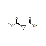 (1R,2R)-2-(Methoxycarbonyl)cyclopropanecarboxylic Acid