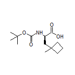 (R)-2-(Boc-amino)-3-(1-methylcyclobutyl)propanoic Acid