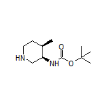 (3R,4R)-N-Boc-4-methylpiperidin-3-amine