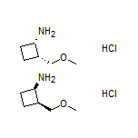 cis-2-(Methoxymethyl)cyclobutanamine Hydrochloride