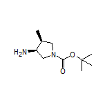 (3S,4S)-1-Boc-4-methylpyrrolidin-3-amine