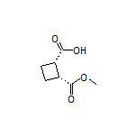 (1S,2R)-2-(Methoxycarbonyl)cyclobutanecarboxylic Acid