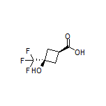 cis-3-Hydroxy-3-(trifluoromethyl)cyclobutanecarboxylic Acid