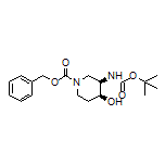 (3R,4S)-3-(Boc-amino)-1-Cbz-piperidin-4-ol