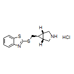 2-[[(1R,5S,6R)-rel-3-Azabicyclo[3.1.0]hexan-6-ylmethyl]thio]benzothiazole Hydrochloride