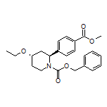 Methyl 4-[(2S,4S)-1-Cbz-4-ethoxy-2-piperidyl]benzoate