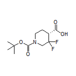 (R)-1-Boc-3,3-difluoropiperidine-4-carboxylic Acid