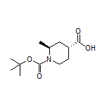 (2S,4R)-1-Boc-2-methylpiperidine-4-carboxylic Acid