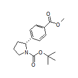 Methyl (R)-4-(1-Boc-2-pyrrolidinyl)benzoate