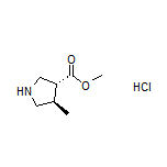 Methyl (3R,4R)-4-Methylpyrrolidine-3-carboxylate Hydrochloride