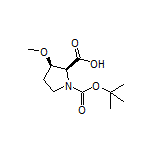 (2S,3R)-1-Boc-3-methoxypyrrolidine-2-carboxylic Acid