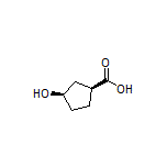 (1S,3R)-3-Hydroxycyclopentanecarboxylic Acid