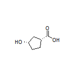 (1R,3S)-3-Hydroxycyclopentanecarboxylic Acid