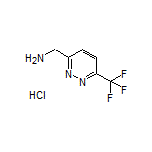 6-(Trifluoromethyl)pyridazine-3-methanamine Hydrochloride