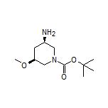 (3R,5S)-1-Boc-3-amino-5-methoxypiperidine