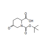 1-Boc-5-oxopiperidine-2-carboxylic Acid