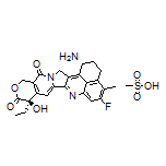 (1R,9R)-1-Amino-9-ethyl-5-fluoro-9-hydroxy-4-methyl-2,3,12,15-tetrahydrobenzo[de]pyrano[3’,4’:6,7]indolizino[1,2-b]quinoline-10,13(1H,9H)-dione Mesylate
