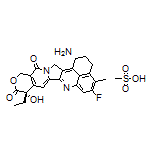 (1R,9S)-1-Amino-9-ethyl-5-fluoro-9-hydroxy-4-methyl-2,3,12,15-tetrahydrobenzo[de]pyrano[3’,4’:6,7]indolizino[1,2-b]quinoline-10,13(1H,9H)-dione Mesylate