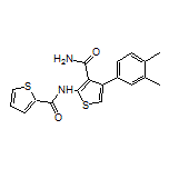 N-[3-Carbamoyl-4-(3,4-dimethylphenyl)2-thienyl]thiophene-2-carboxamide