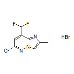6-Chloro-8-(difluoromethyl)-2-methylimidazo[1,2-b]pyridazine Hydrobromide