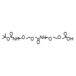 17-(Boc-amino)-10-oxo-3,6,12,15-tetraoxa-9-azaheptadecan-1-oic Acid