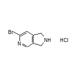 6-Bromo-2,3-dihydro-1H-pyrrolo[3,4-c]pyridine Hydrochloride