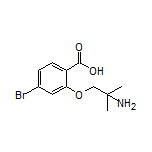 2-(2-Amino-2-methylpropoxy)-4-bromobenzoic Acid
