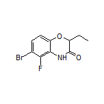 6-Bromo-2-ethyl-5-fluoro-2H-benzo[b][1,4]oxazin-3(4H)-one