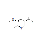 5-(Difluoromethyl)-3-methoxy-2-methylpyridine