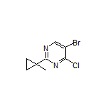5-Bromo-4-chloro-2-(1-methylcyclopropyl)pyrimidine